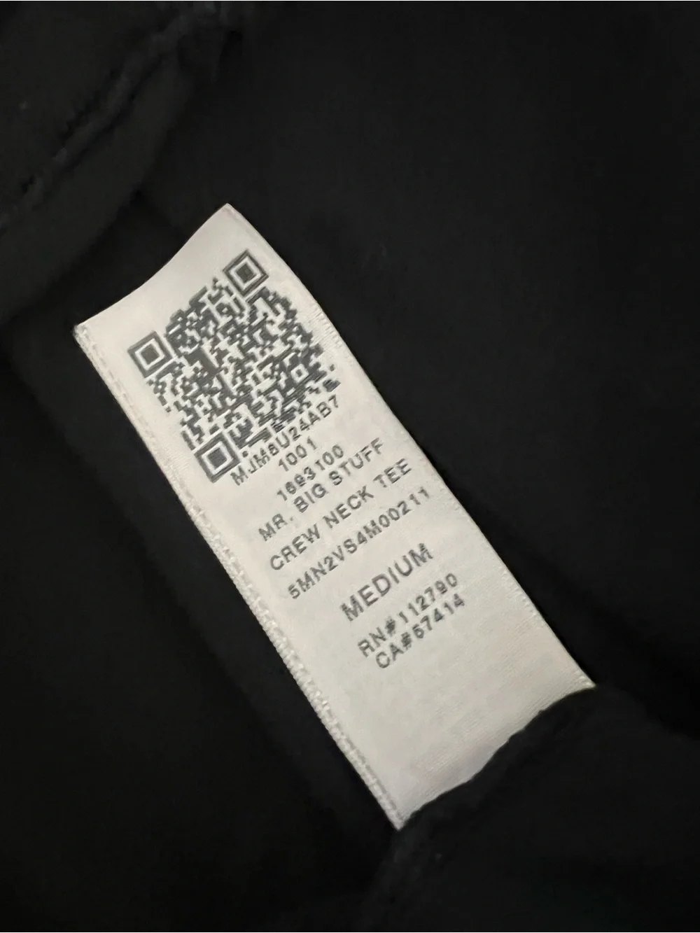 True Religion RARE “Mr Big Stuff” Black Tee Medium